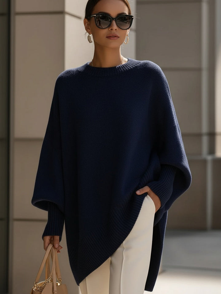 Jennifer | Oversized Svetr s Volným Límcem