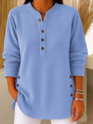 Neva™ | Tunika s knoflíky Henley