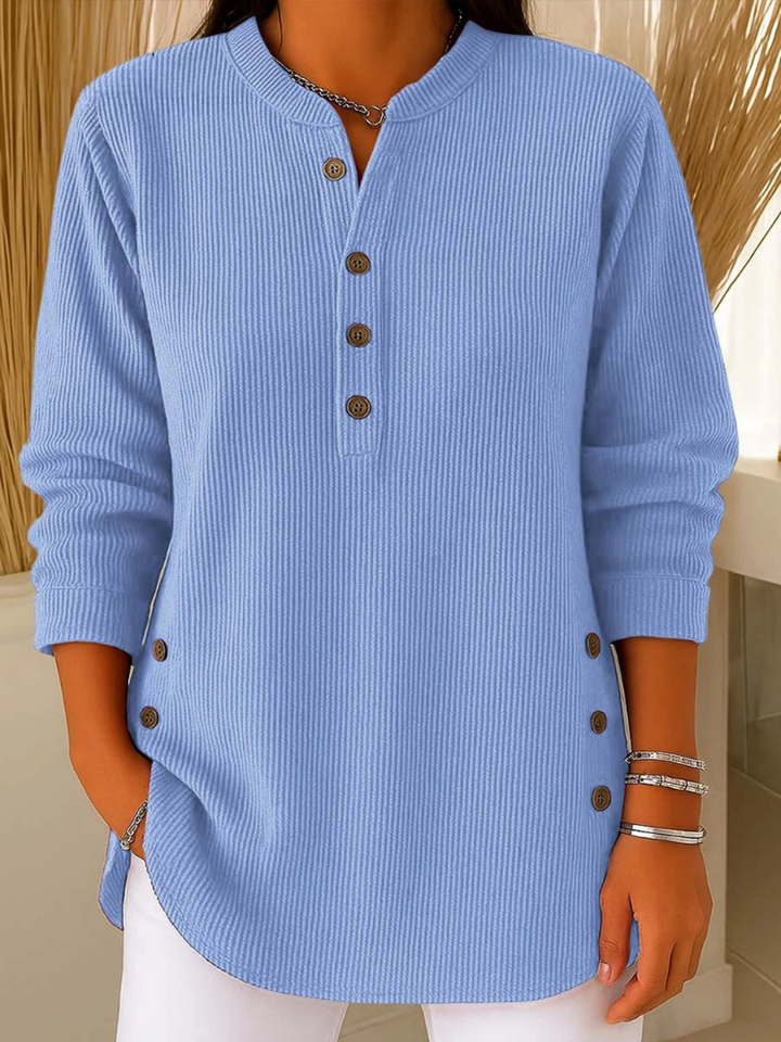 Neva™ | Tunika s knoflíky Henley