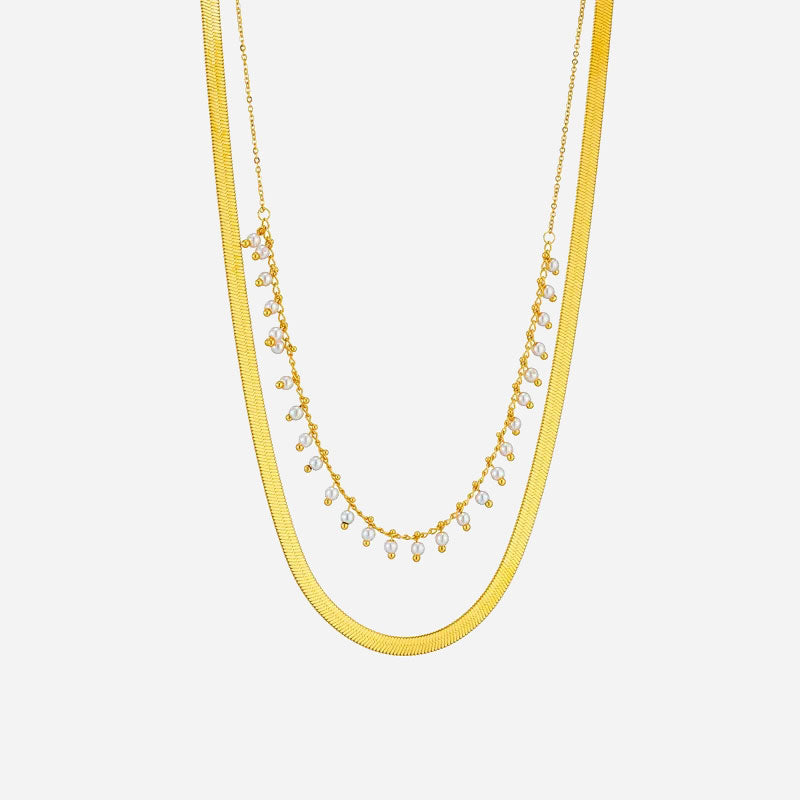 Marizanne | Luxusní hadí choker a perlová šperková sada