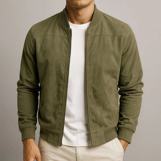 Riviera — Bomber in Camoscio