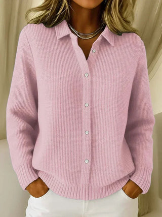 Camille™ | Texturovaný pletený cardigan s knoflíky