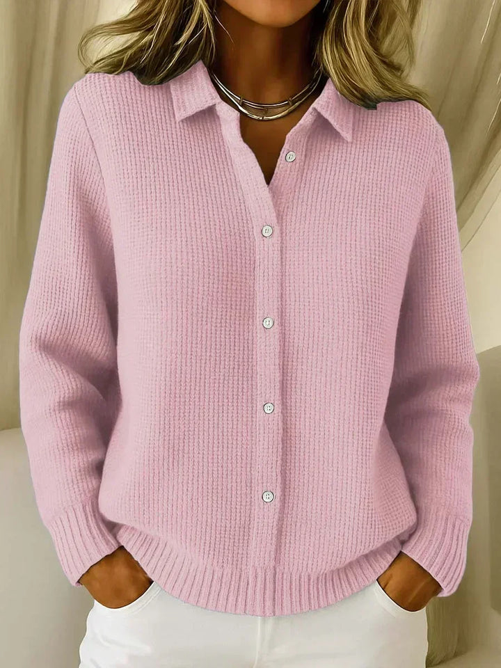 Camille™ | Texturovaný pletený cardigan s knoflíky