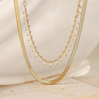 Marizanne | Luxusní hadí choker a perlová šperková sada