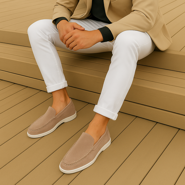 Elegantní semišové loafers