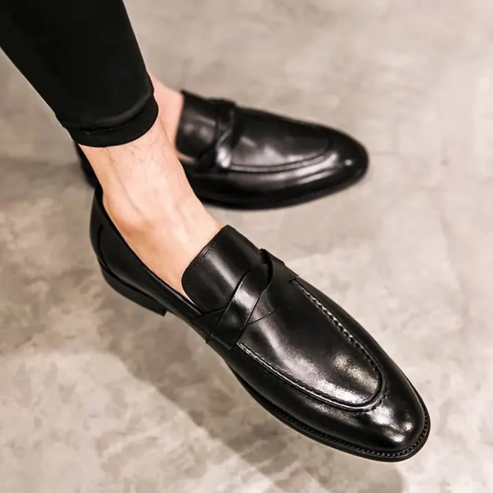 Elegantní kožené mokasíny