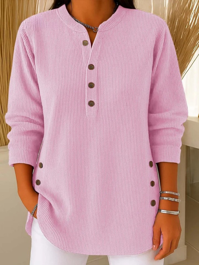 Neva™ | Tunika s knoflíky Henley