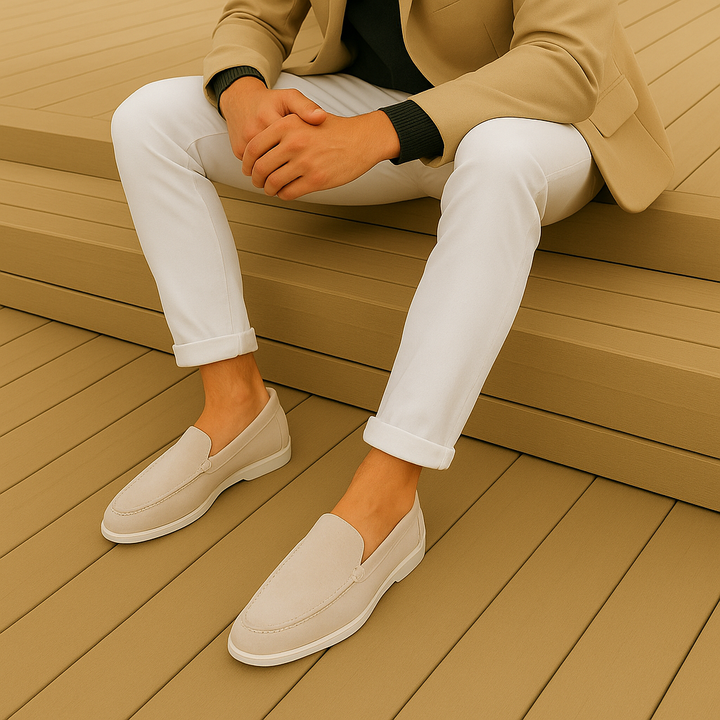 Elegantní semišové loafers