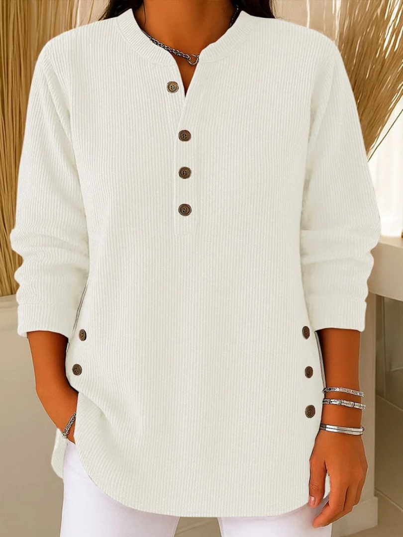 Neva™ | Tunika s knoflíky Henley