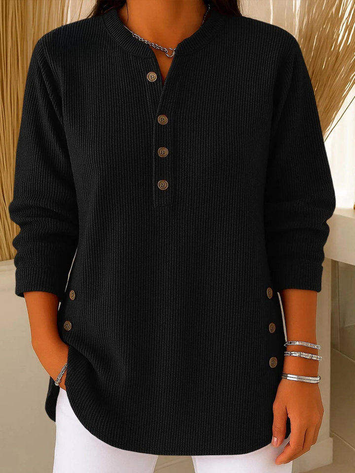Neva™ | Tunika s knoflíky Henley