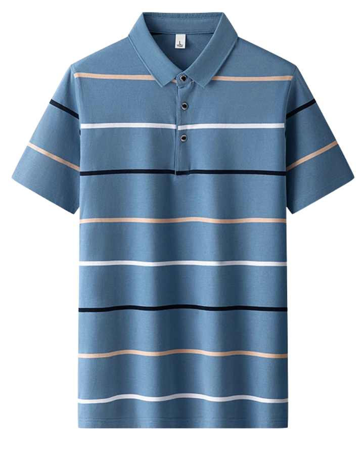Elegantní pruhované polo tričko
