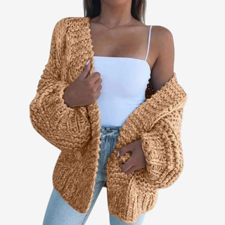 Dámský cardigan s výstřihem do V a dlouhými rukávy