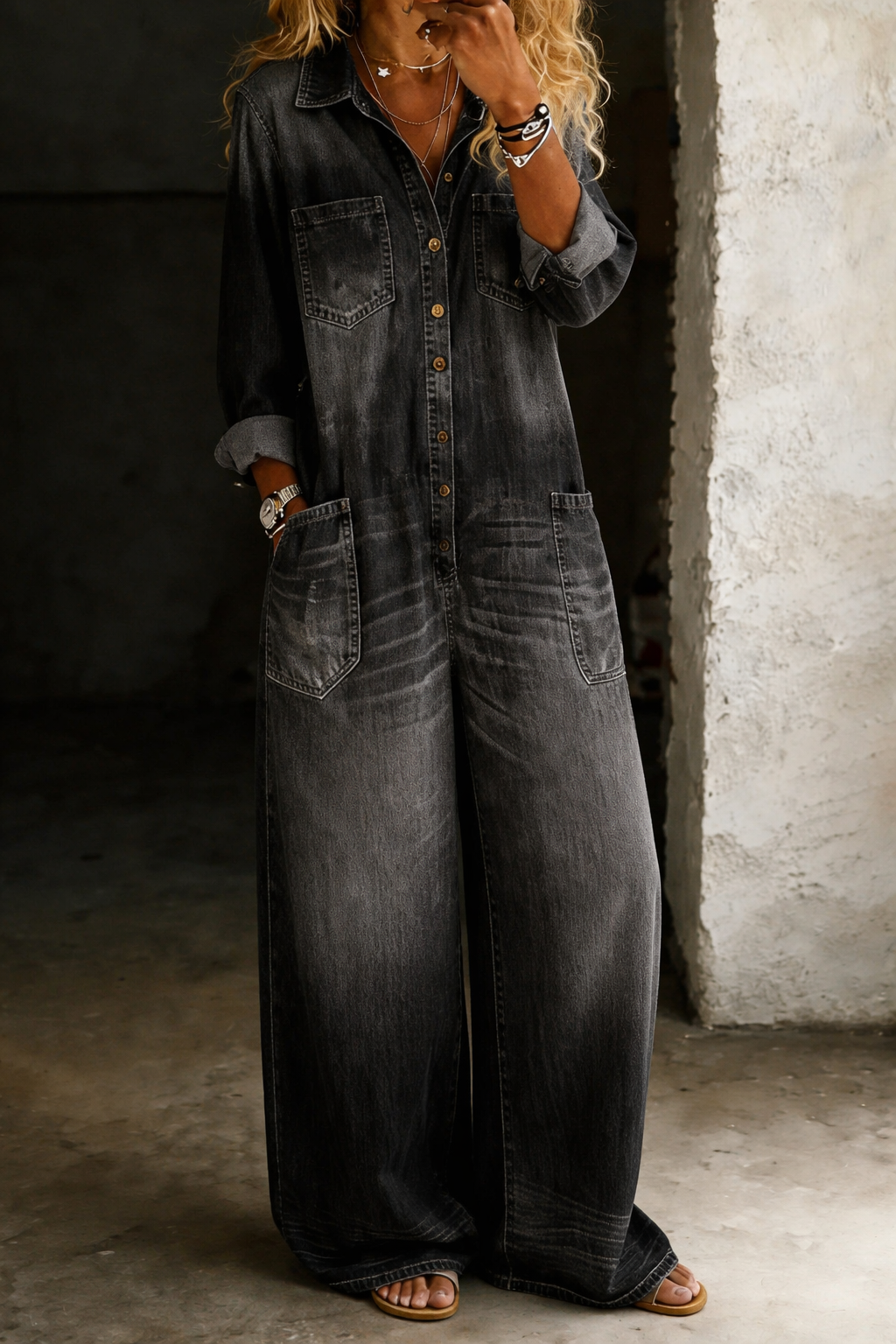 MARCO & BIANCA MILANO | LENA SALOPETTE CASUAL V DENIMU ŽENSKÉ