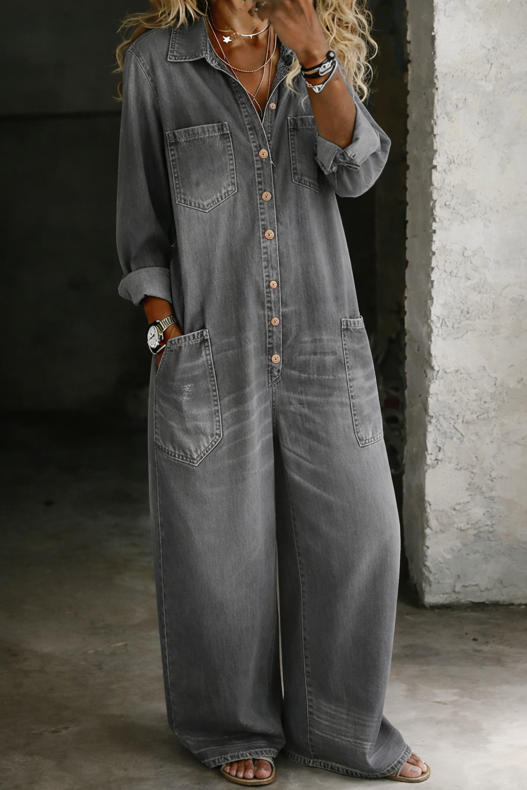 MARCO & BIANCA MILANO | LENA SALOPETTE CASUAL V DENIMU ŽENSKÉ