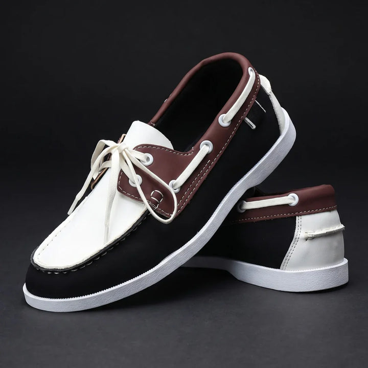 Scarpa Nautica z Bicolor Kůže – Komfortní Podešev