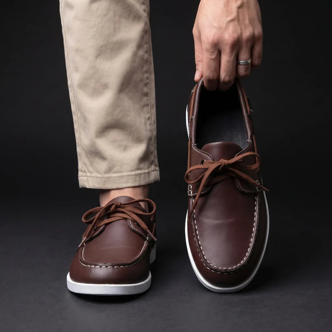 Scarpa Nautica z Bicolor Kůže – Komfortní Podešev