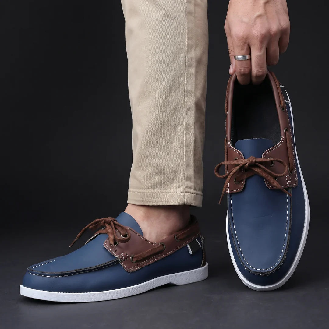 Scarpa Nautica z Bicolor Kůže – Komfortní Podešev