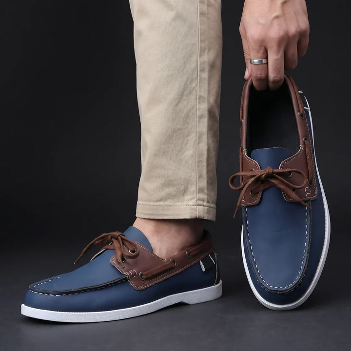 Scarpa Nautica z Bicolor Kůže – Komfortní Podešev