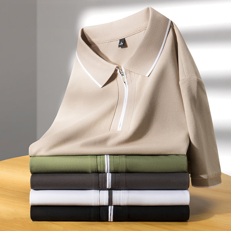 Elegantní bavlněné polo tričko