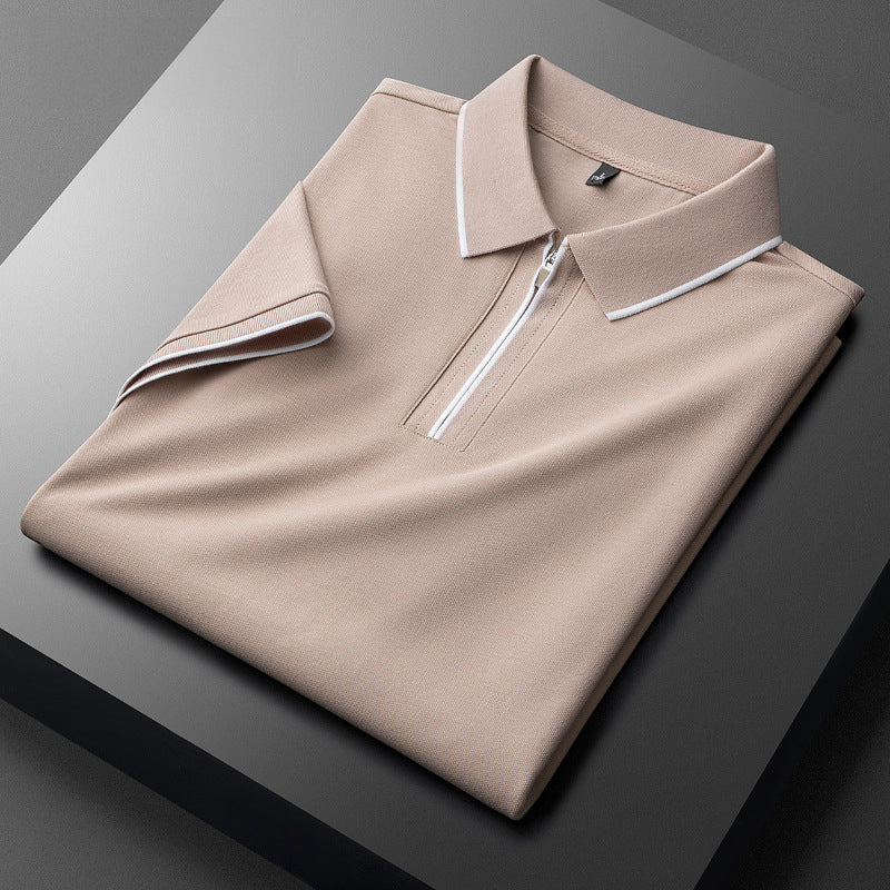 Elegantní bavlněné polo tričko