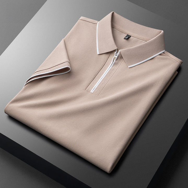 Elegantní bavlněné polo tričko