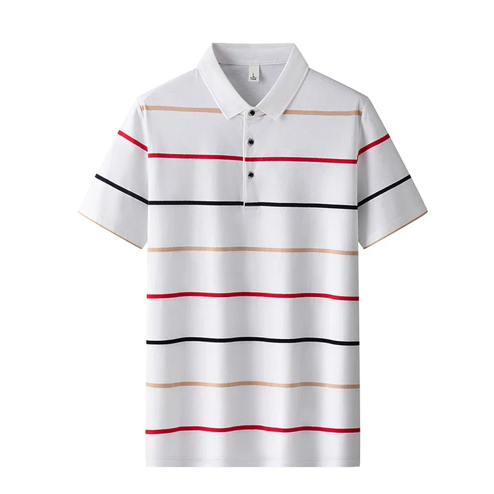 Elegantní pruhované polo tričko