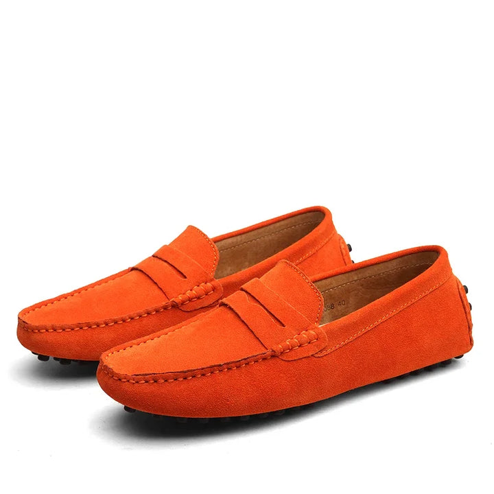 Casual semišové mokasíny