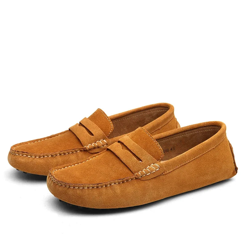 Casual semišové mokasíny
