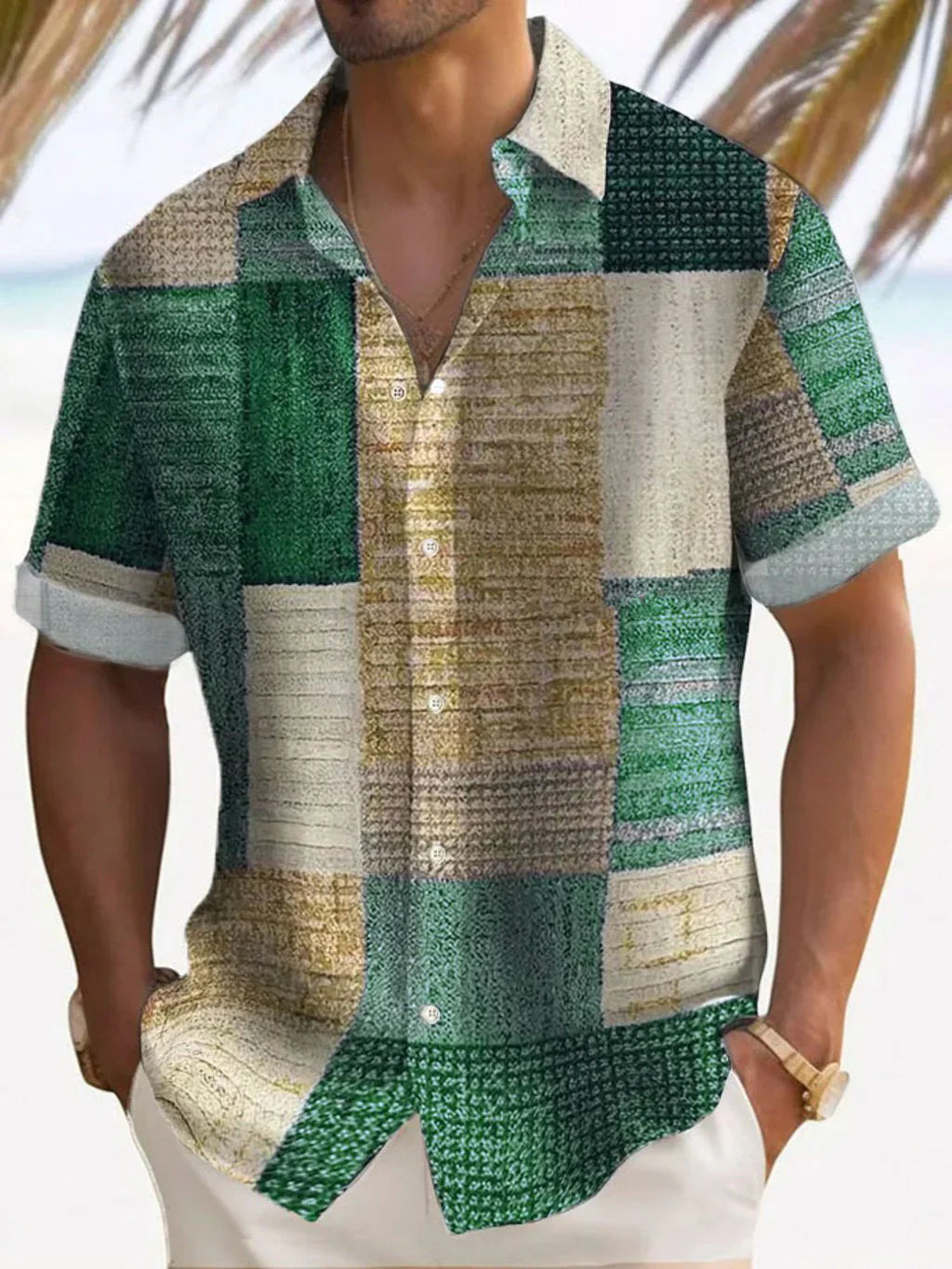 Elegantní kostkovaná košile