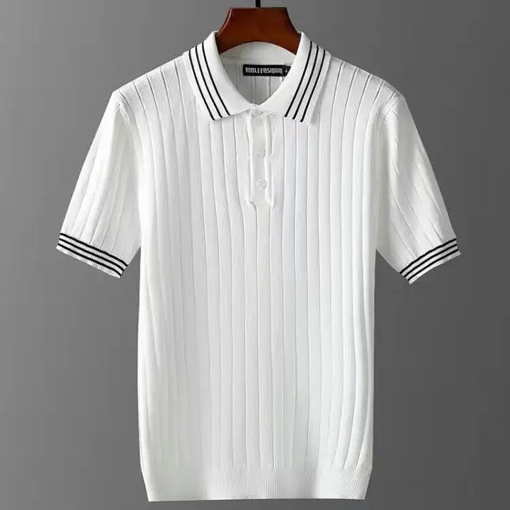 Elegantní bavlněné polo tričko