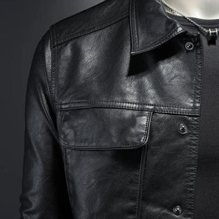 Giacca leggera in pelle