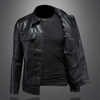 Giacca leggera in pelle