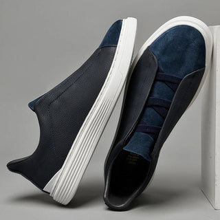 Matteo — Slip-On z Veluru a Kůže