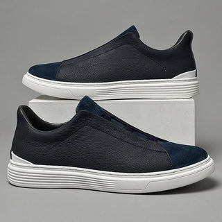 Matteo — Slip-On z Veluru a Kůže