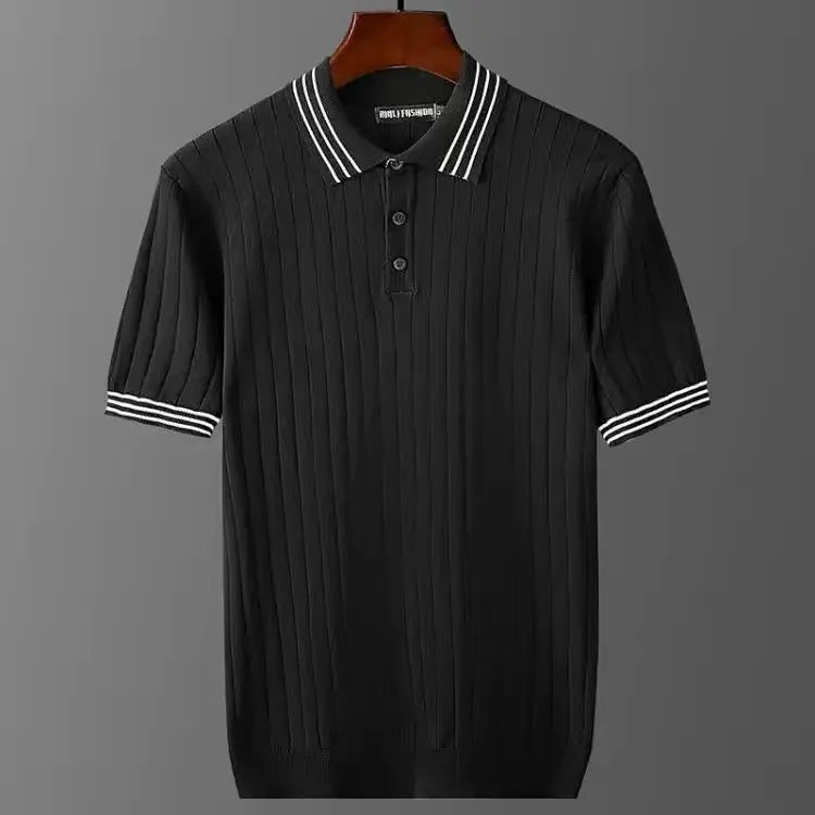 Elegantní bavlněné polo tričko