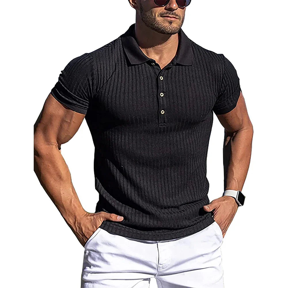 Elegantní pruhované polokošile
