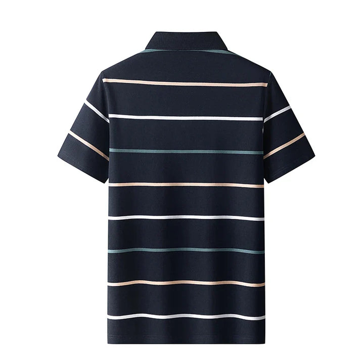 Elegantní pruhované polo tričko
