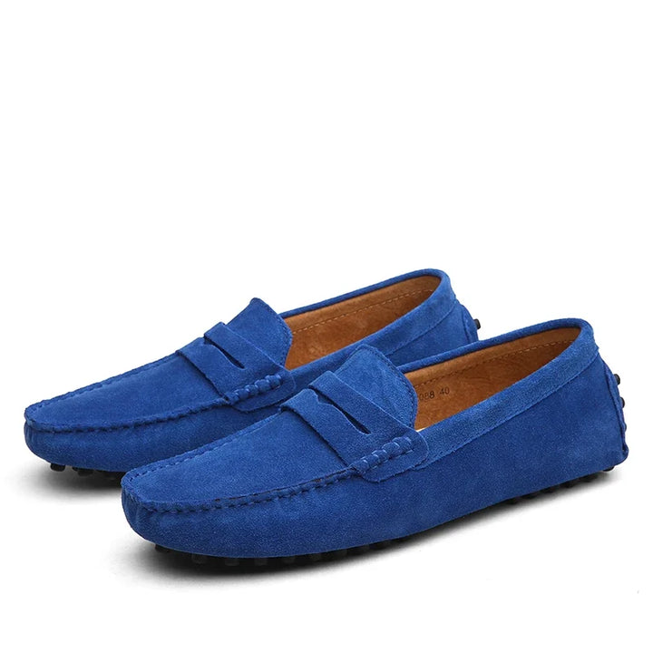 Casual semišové mokasíny