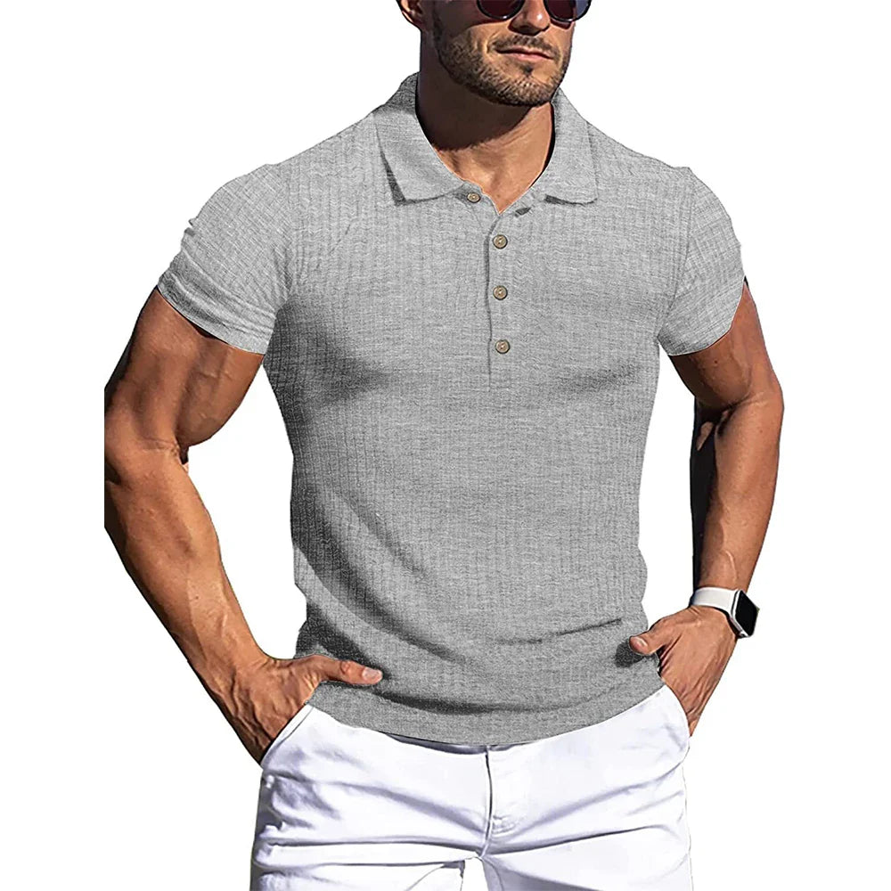 Elegantní pruhované polokošile