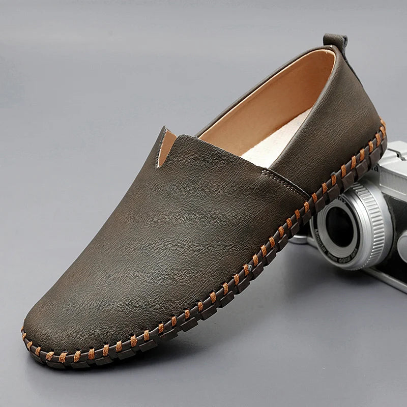Santorini kožené loafers