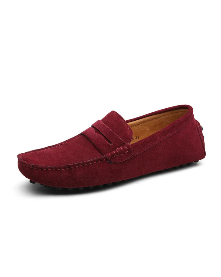 Casual semišové mokasíny