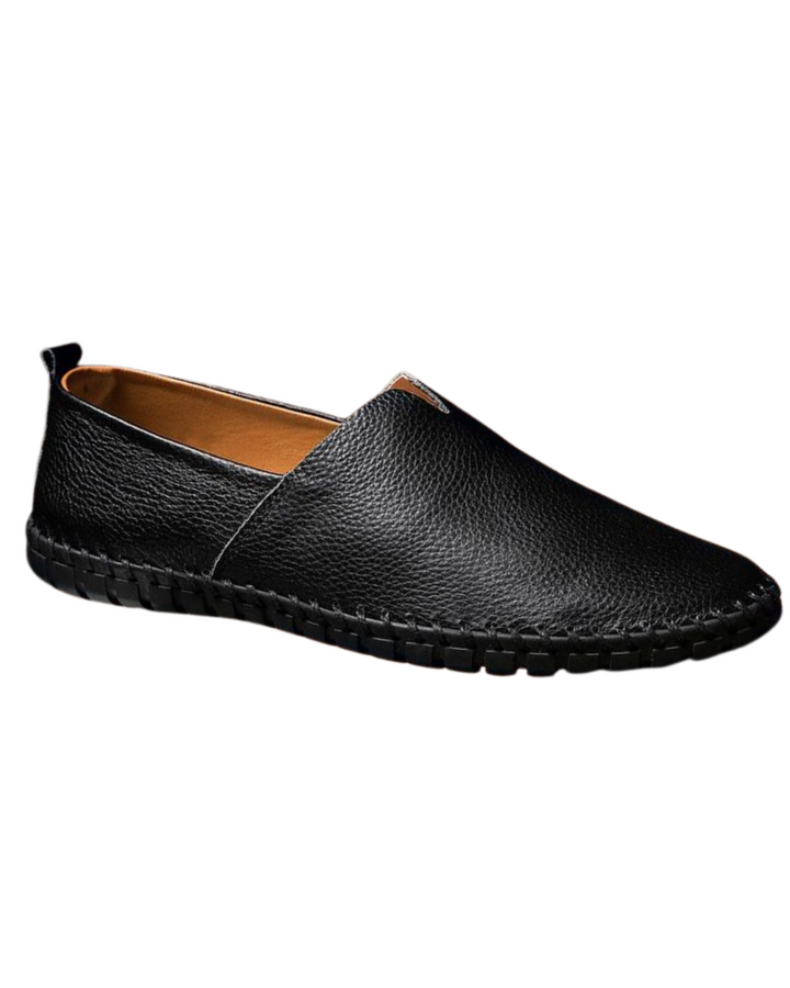 Ručně šité kožené loafers