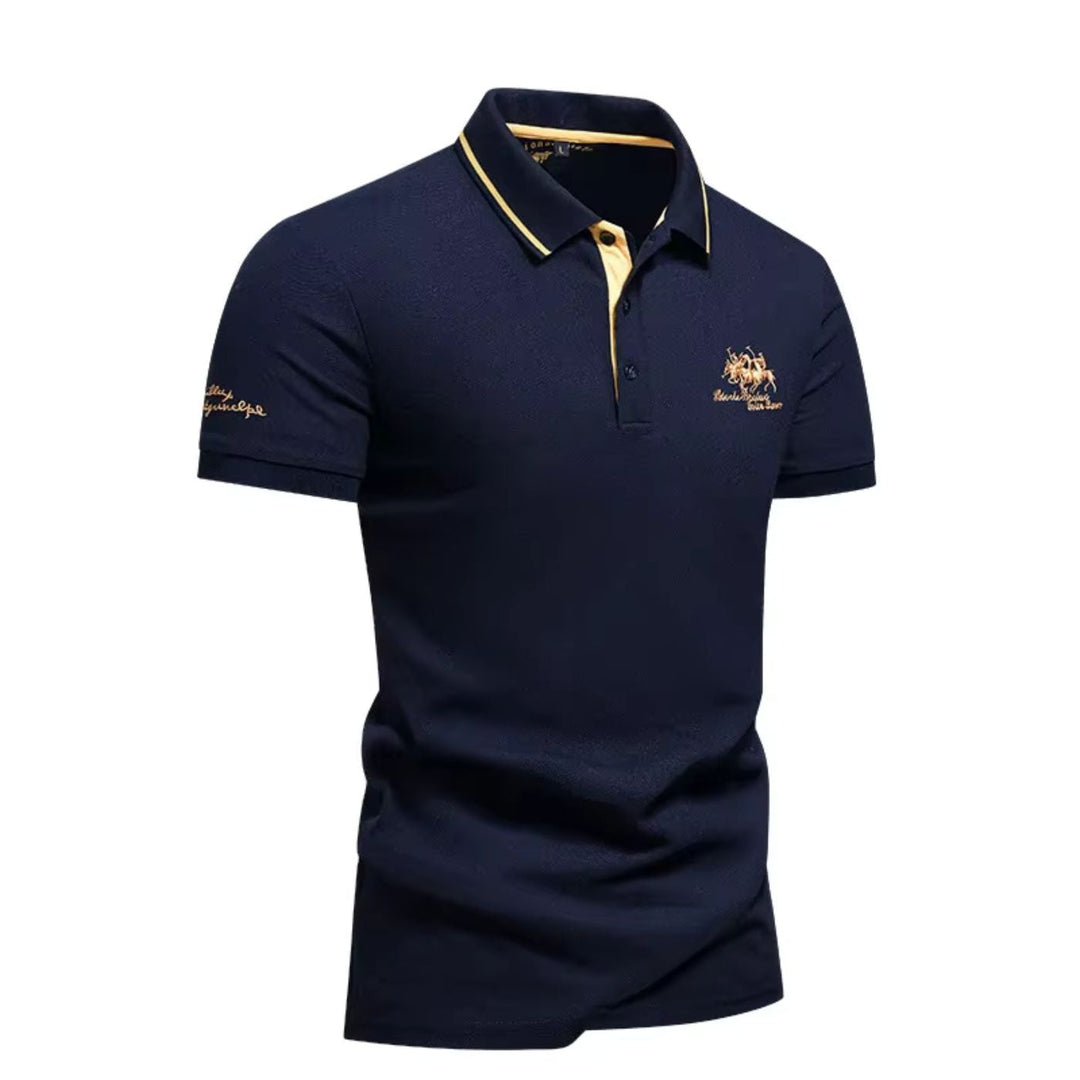 Praha Moda® | Pohodlná pánská polo košile (DOČASNĚ 1+1 ZDARMA!)