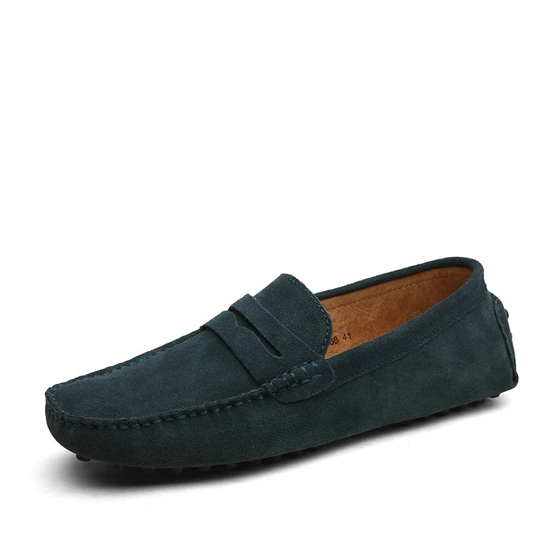 Casual semišové mokasíny