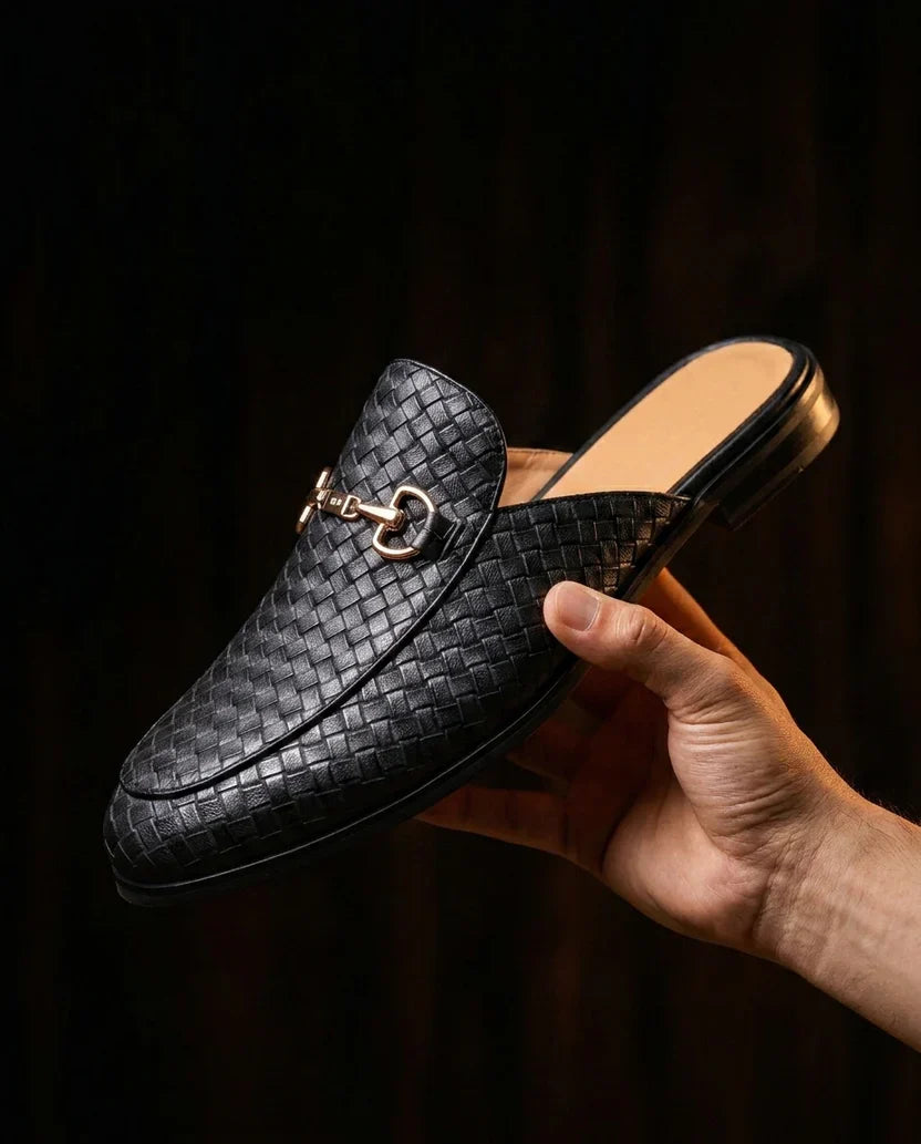 Mule Intrecciata Horsebit – Ručně vyráběná kůže