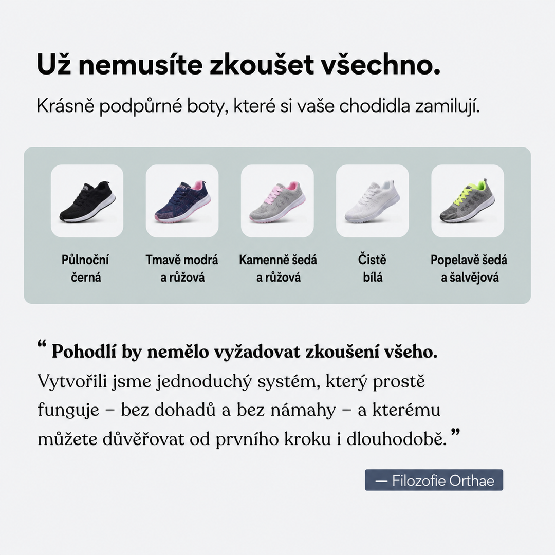 Laura - Ortopedické trenéry – productinformatie in het Tsjechisch