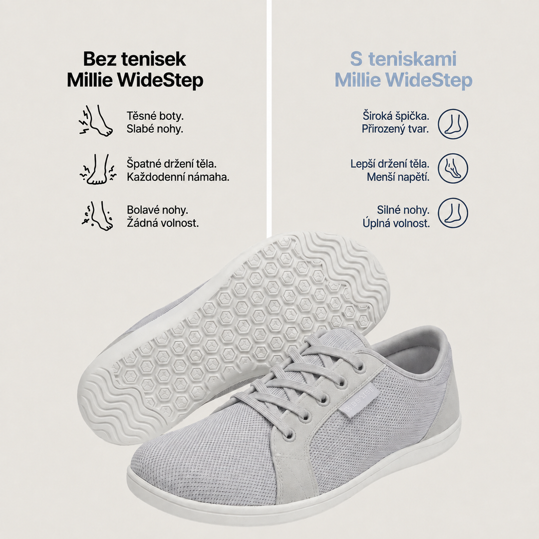Millie - WideStep Tenisky (Široké) – productinformatie in het Tsjechisch
