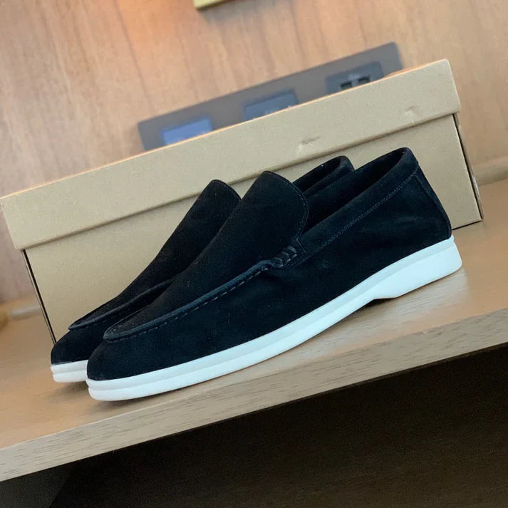 Elegantní semišové loafers